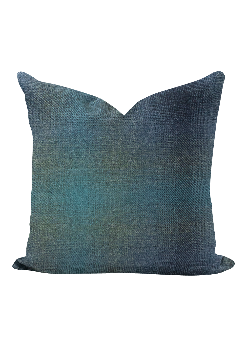Blur Wool Pillow Cover, Marine