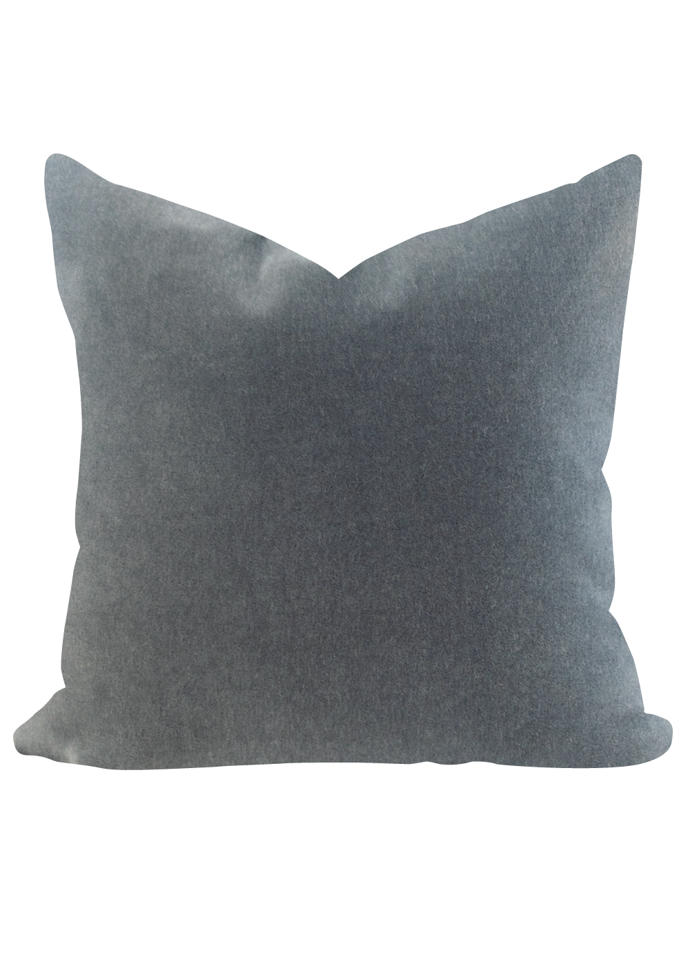 Eva Mohair Pillow Cover, Dusty Blue