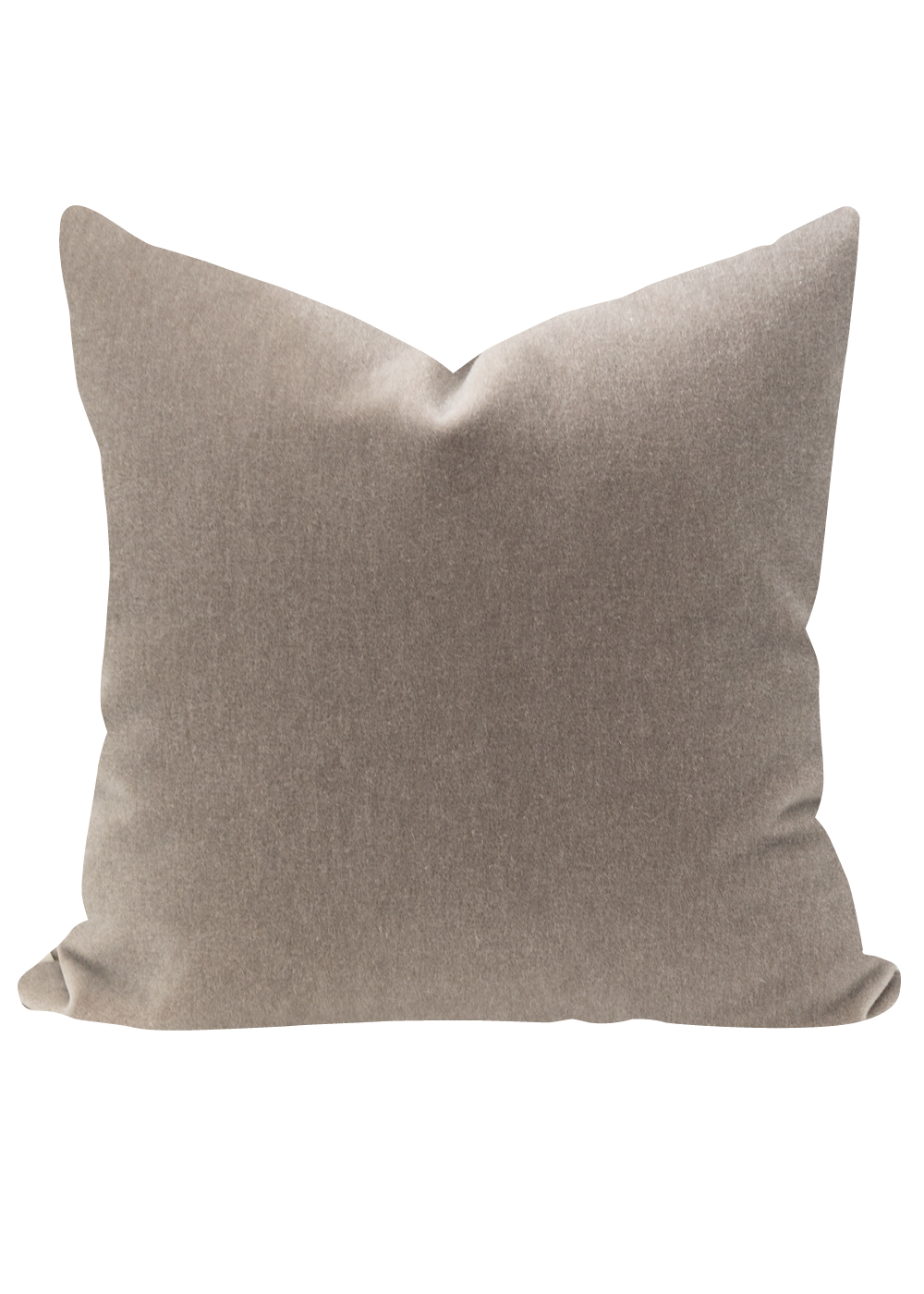 Eva Mohair Pillow Cover, Warm Grey