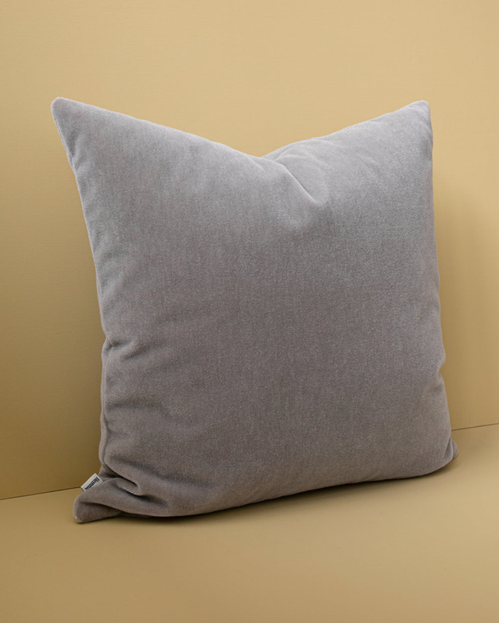 Eva Mohair Pillow Cover, Warm Grey