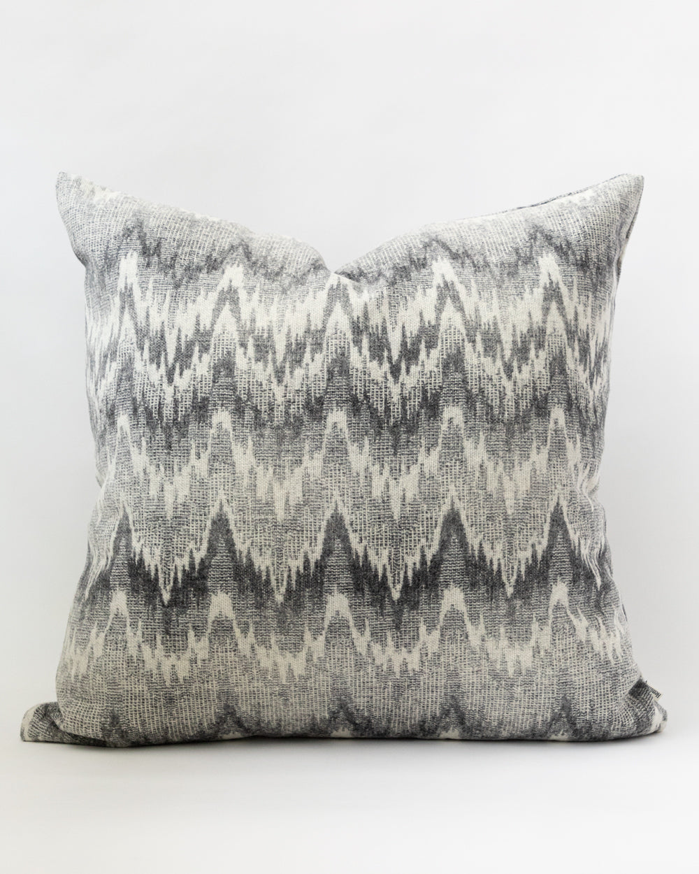 Flame Wool Pillow Cover, Monochrome