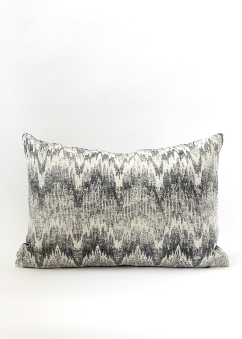 Flame Wool Pillow Cover, Monochrome