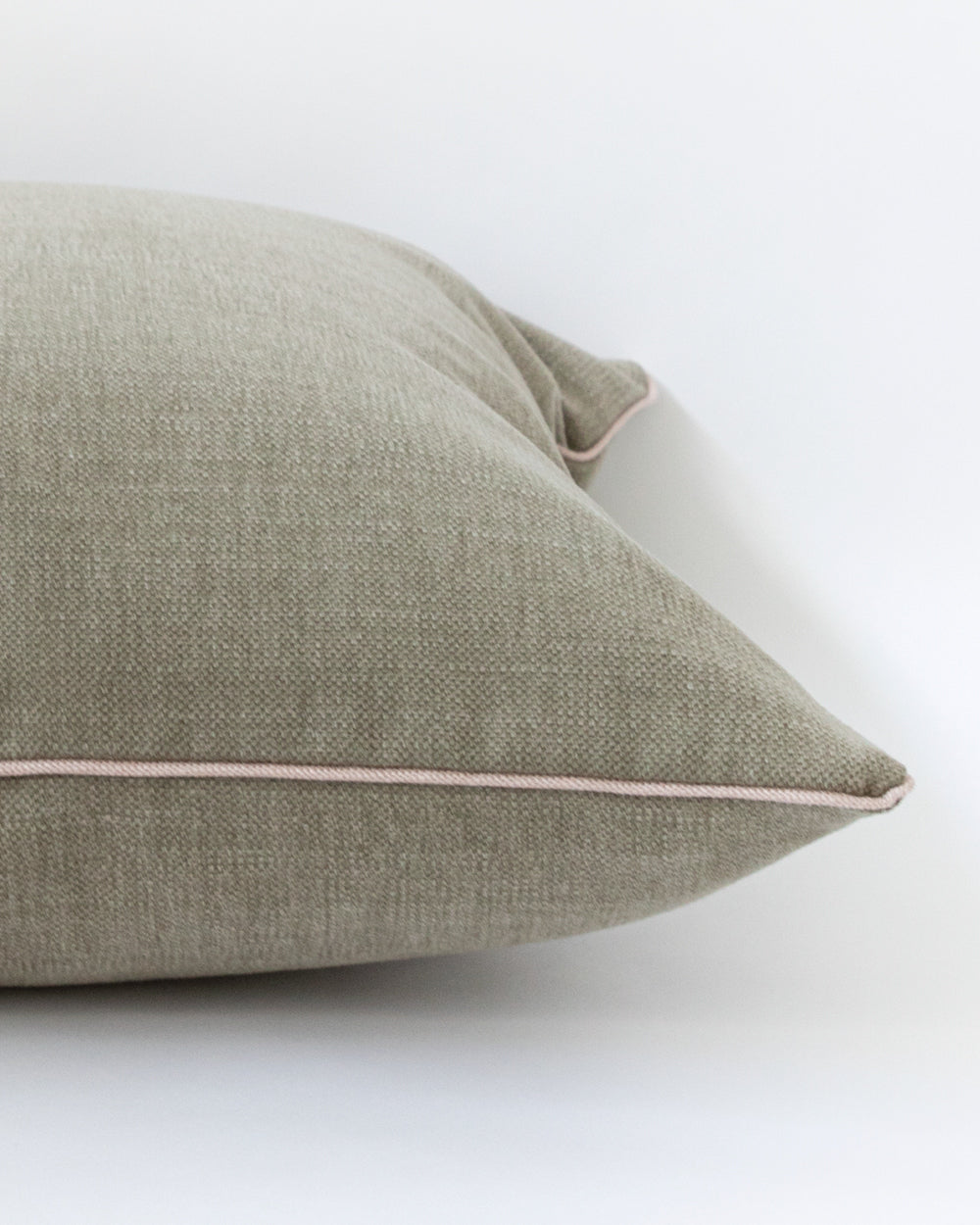 Frances Pillow Cover, Green and Pink