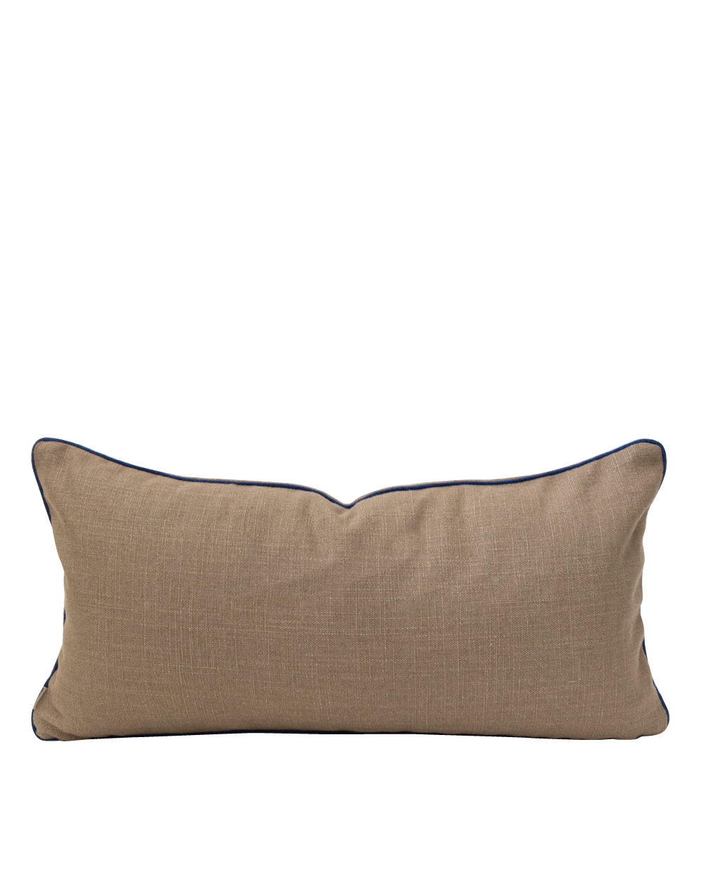 Franco Pillow Cover, Khaki and Cobalt