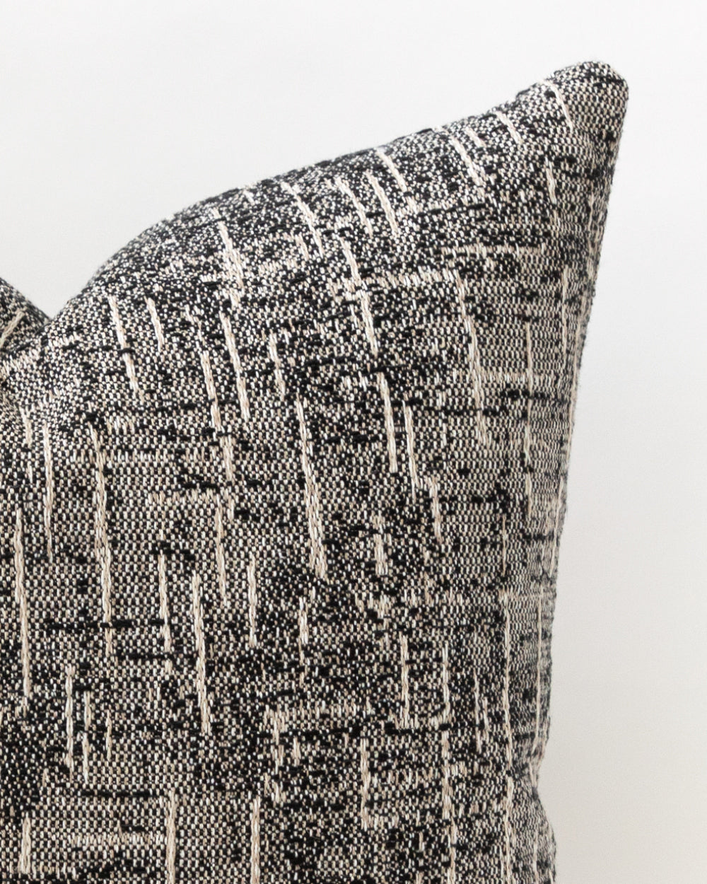 Gehry Pillow Cover, Salt and Pepper