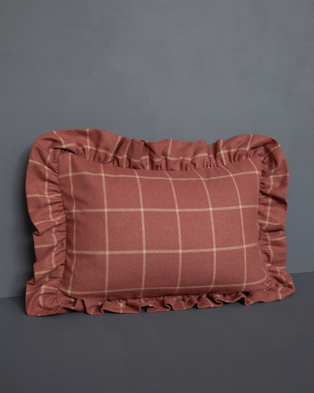 Harper Pillow Cover, Pink Check