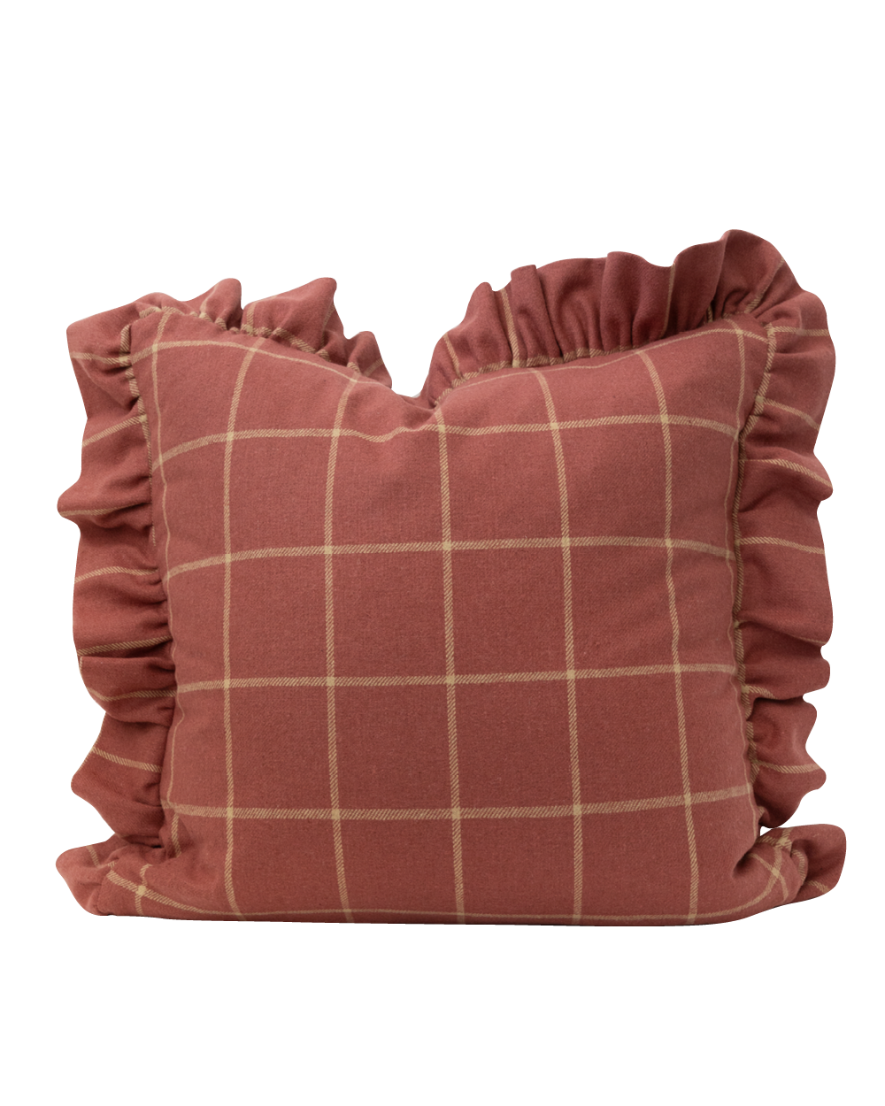 Harper Pillow Cover, Pink Check
