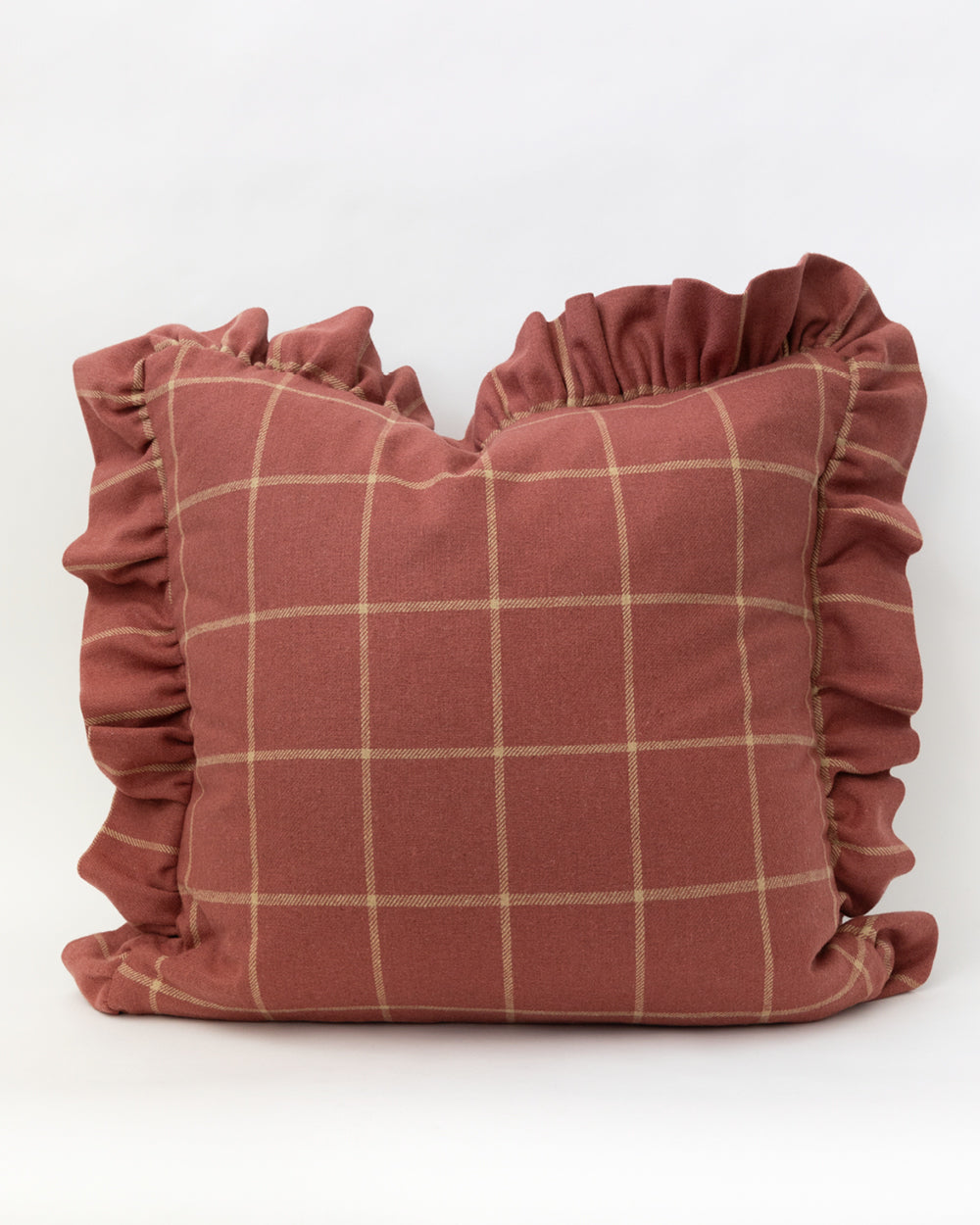 Harper Pillow Cover, Pink Check