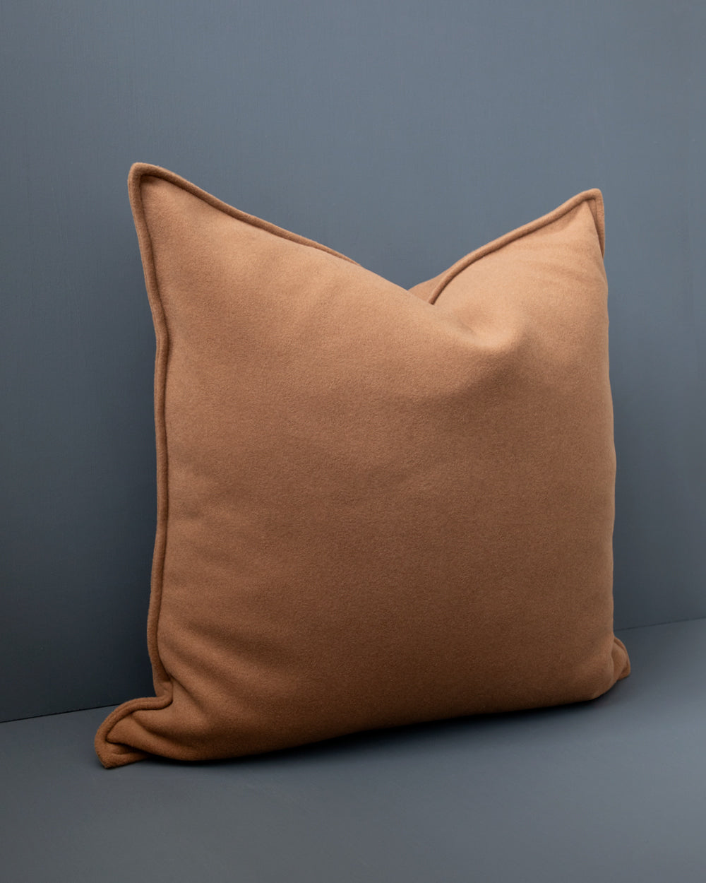 Harris Cashmere Wool Pillow Cover, Camel