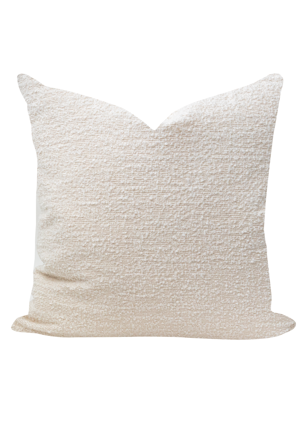 Kysa Bouclé Pillow Cover, Cream