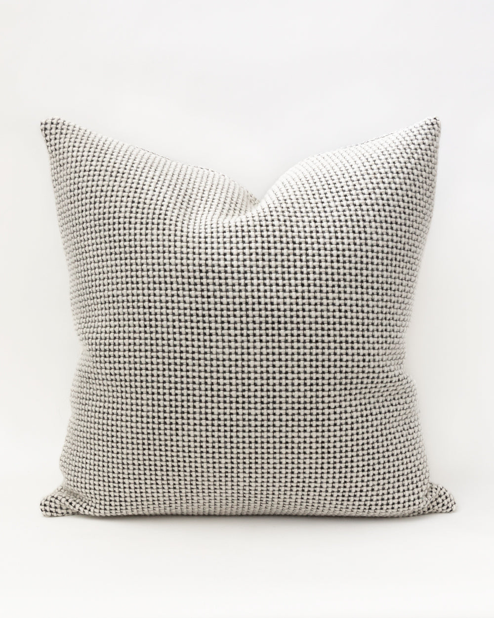 Marcel Pillow Cover, Black and Cream