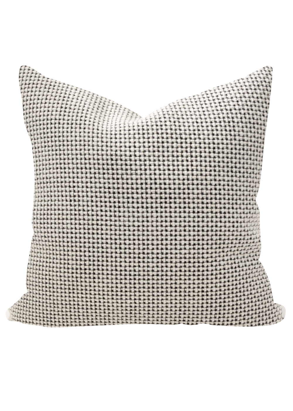 Marcel Pillow Cover, Black and Cream