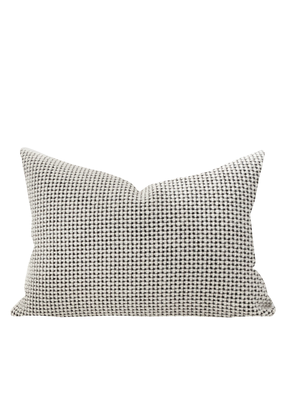 Marcel Pillow Cover, Black and Cream