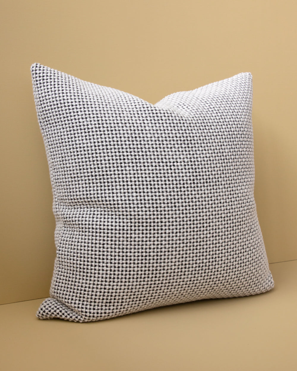 Marcel Pillow Cover, Black and Cream