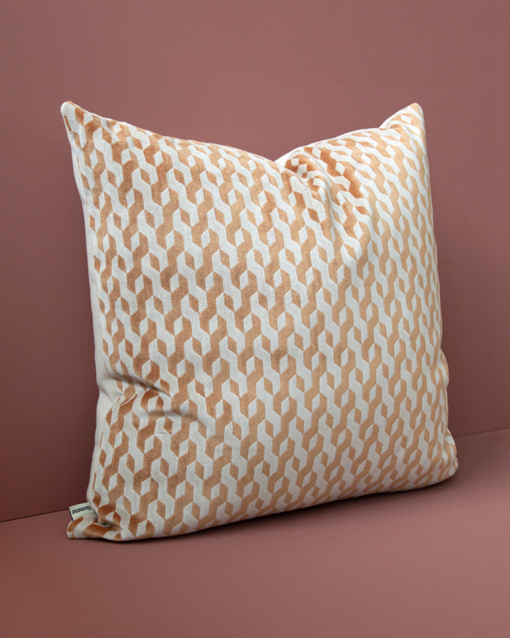Marlene Velvet Pillow Cover, Cigar