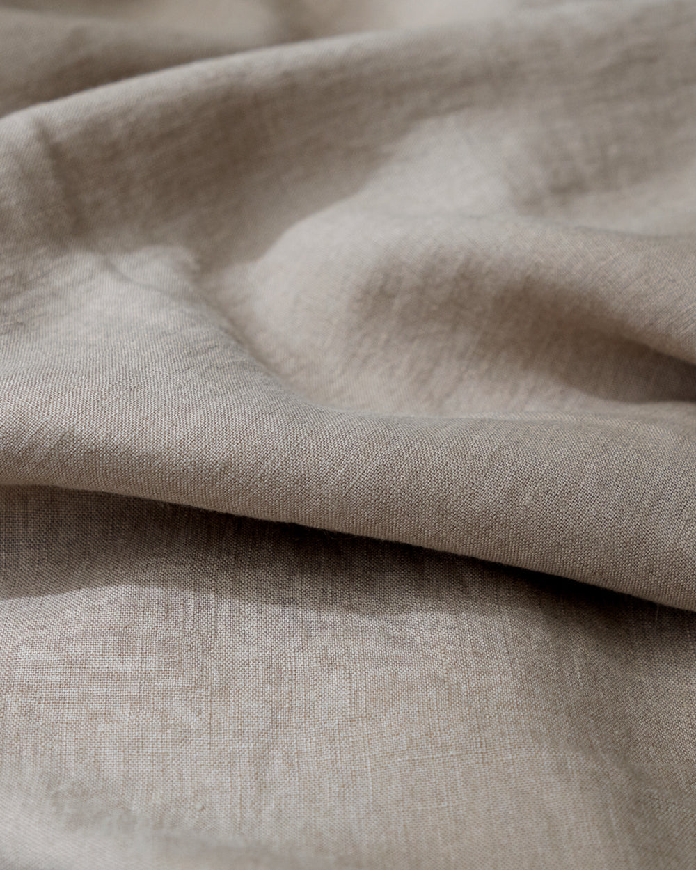 Meara Double-Wide Linen Fabric, Limed Oak