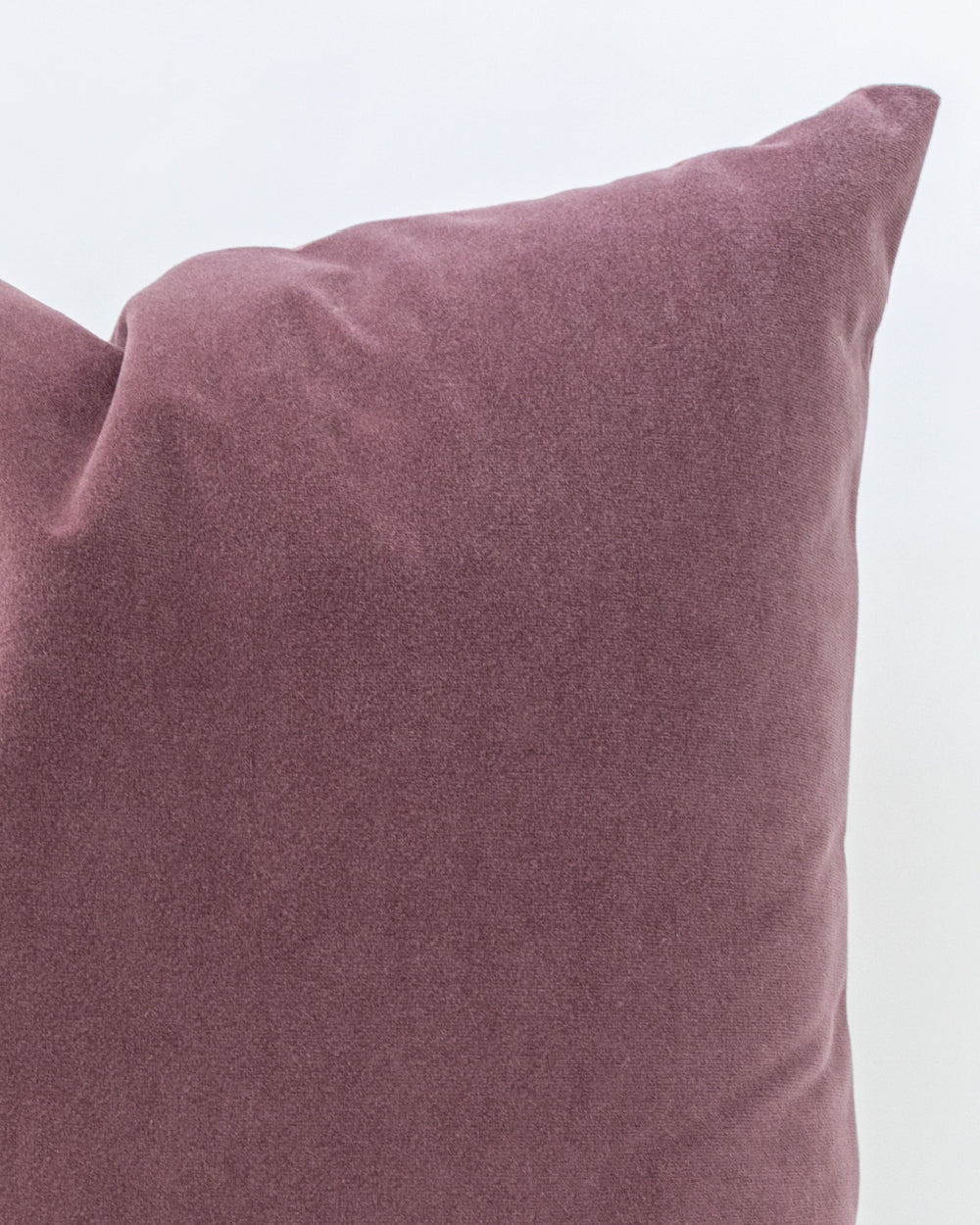 Meghan Velvet Pillow Cover, Mulberry