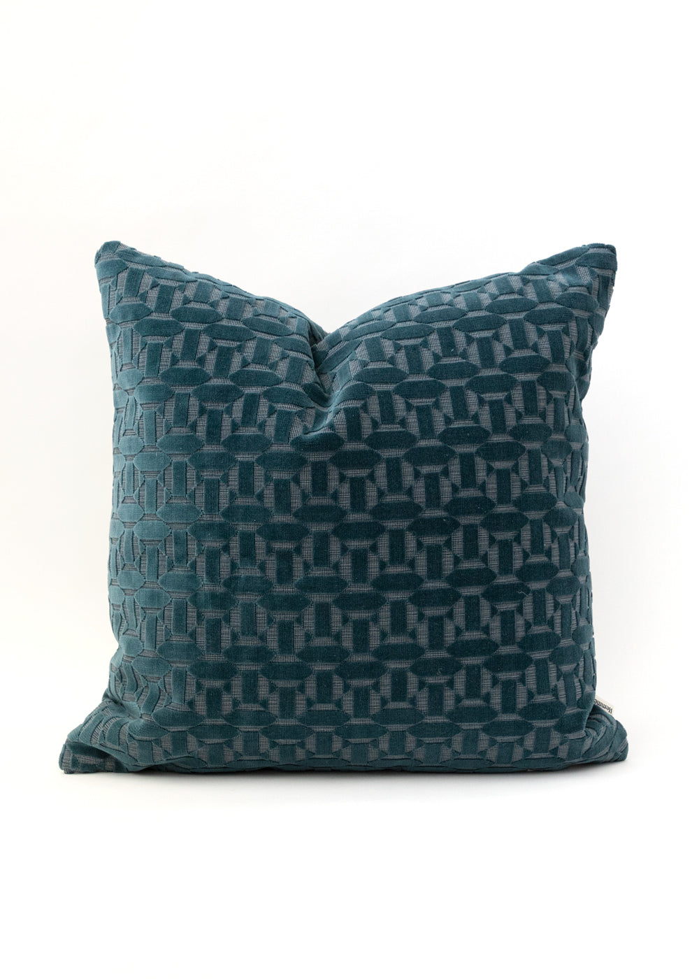 Salient Cut Velvet Pillow Cover, Ottanio