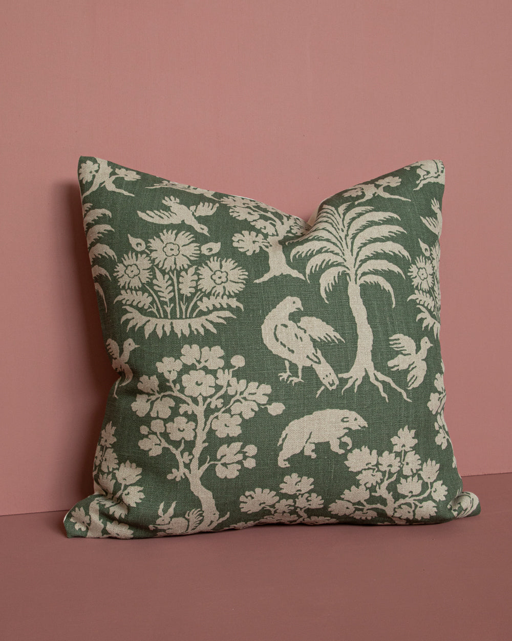 Woodland Pillow Cover, Moss