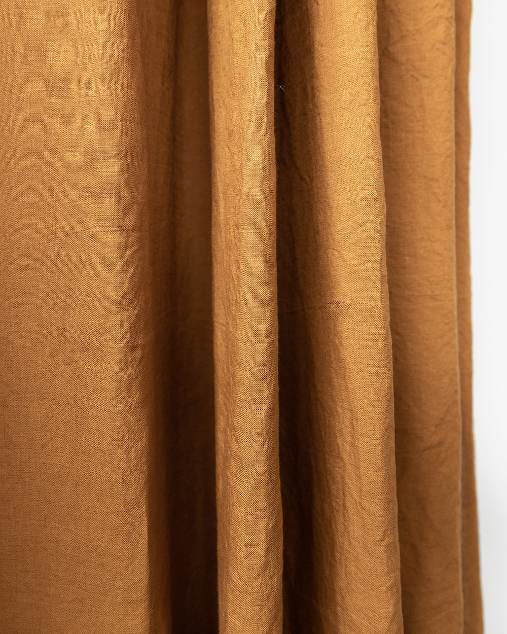 Anthony Linen Shower Curtain, Turmeric