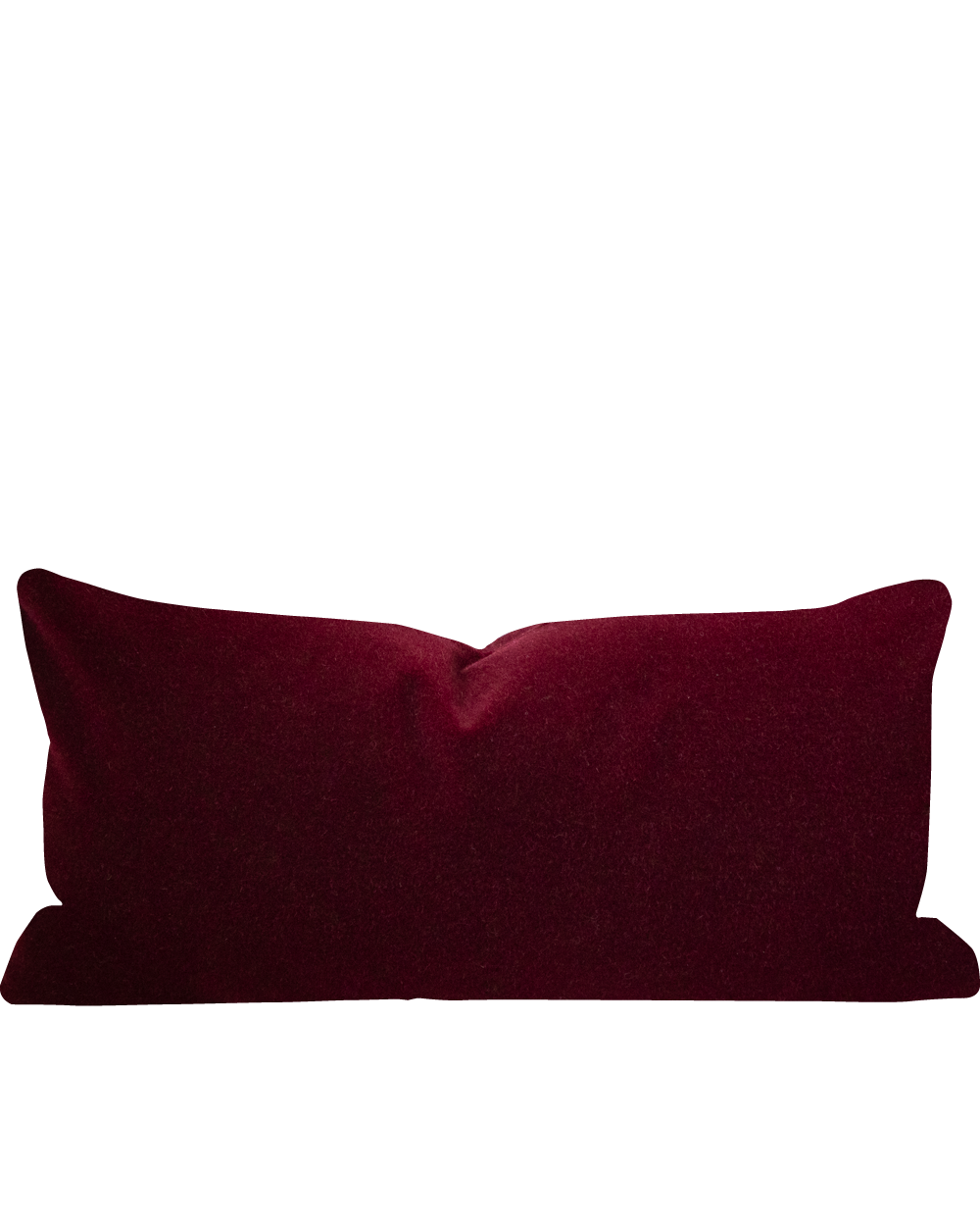 Ankara Mohair Pillow Cover, Crimson