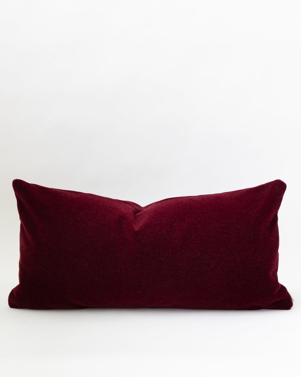 Ankara Mohair Pillow Cover, Crimson