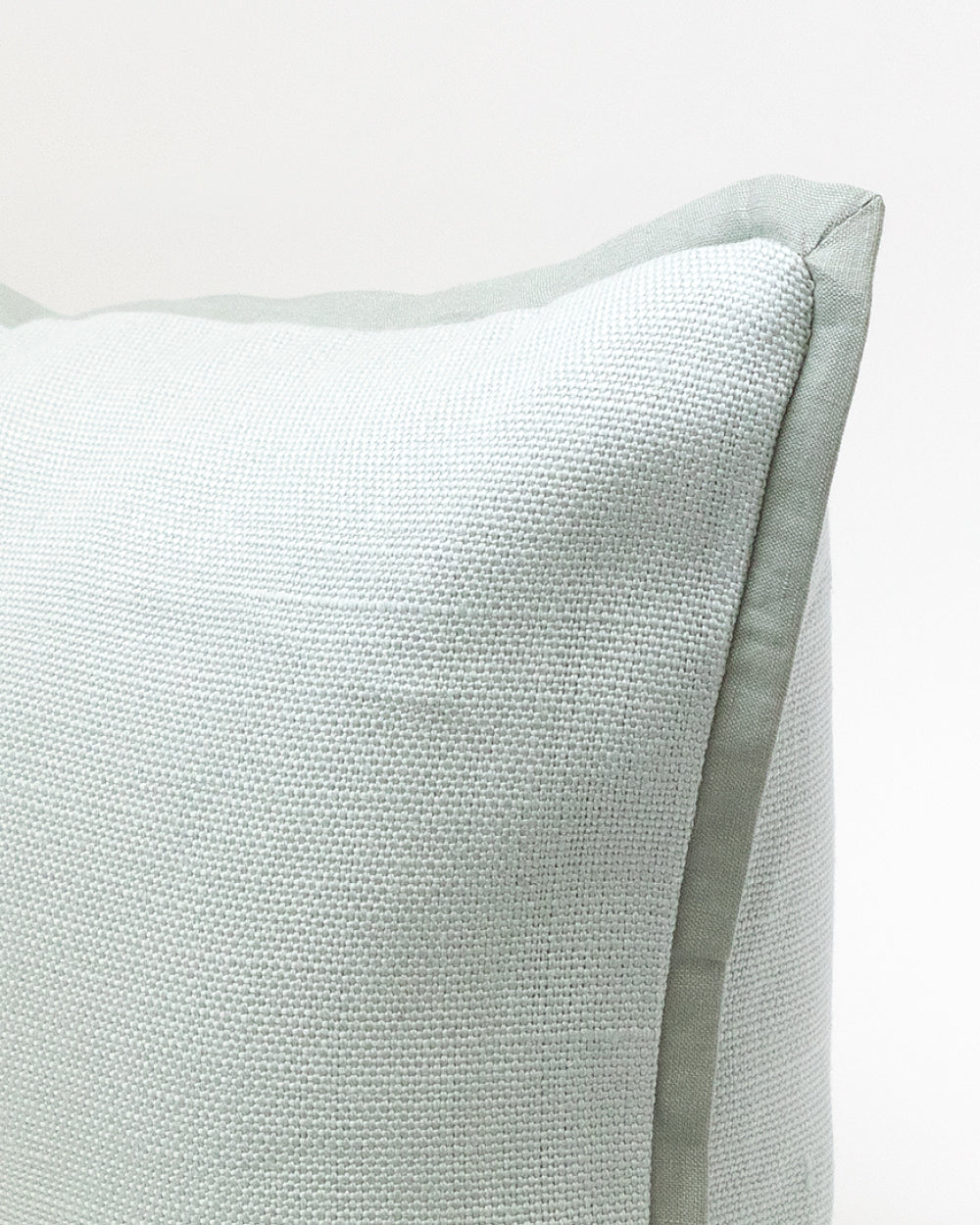 Caden Linen Pillow Cover, Soft Blue