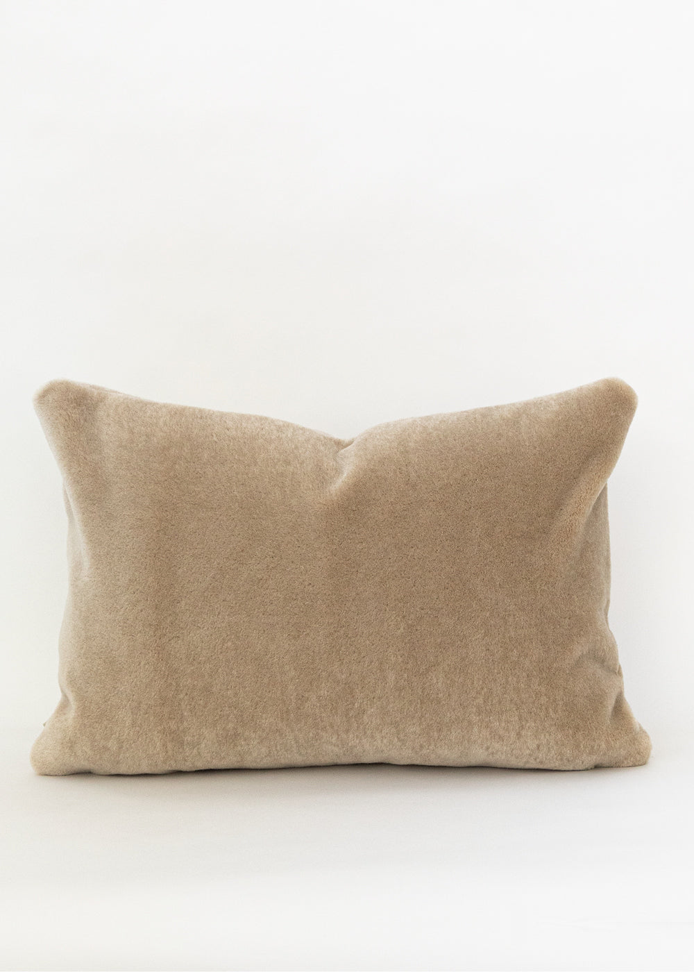 Eva Mohair Pillow Cover, Ecru