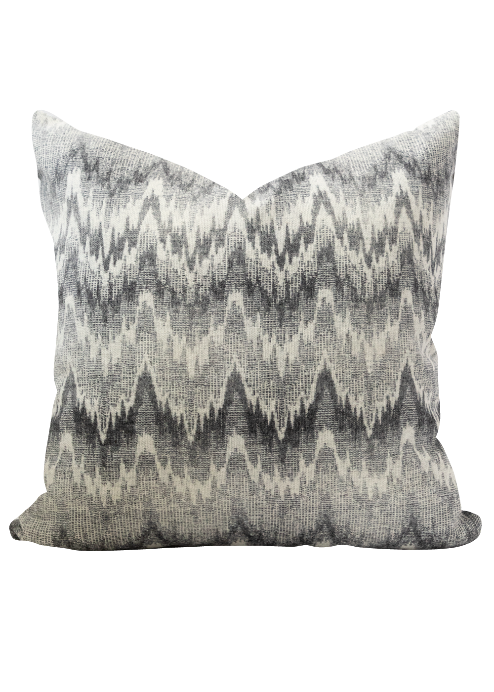 Flame Wool Pillow Cover, Monochrome