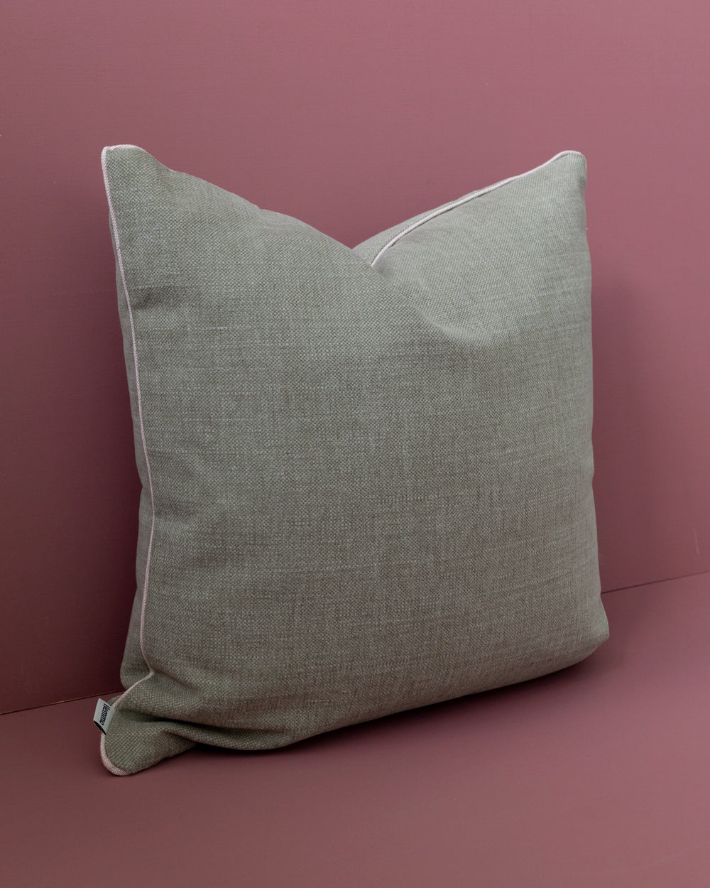 Frances Pillow Cover, Green and Pink