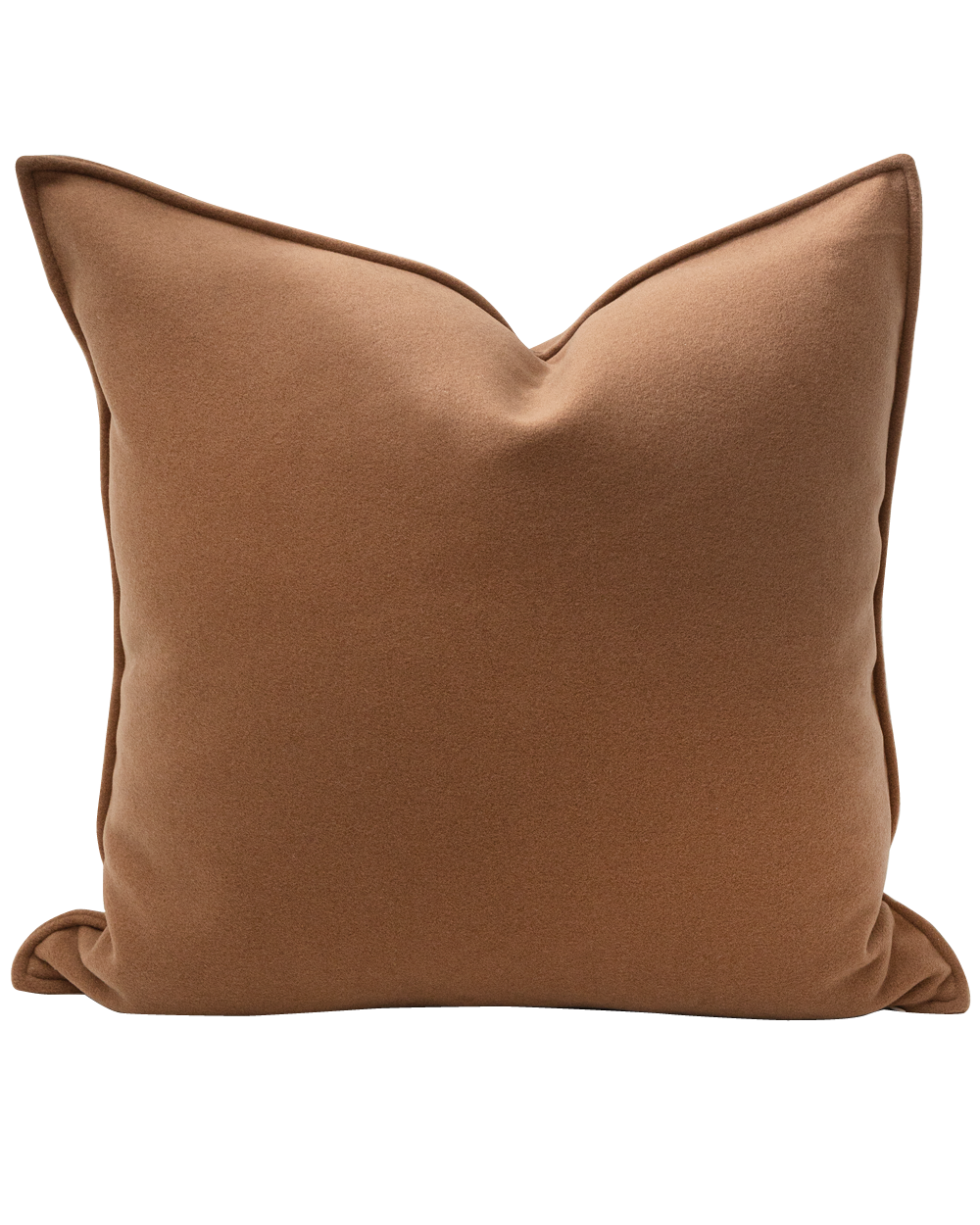 Harris Cashmere Wool Pillow Cover, Camel