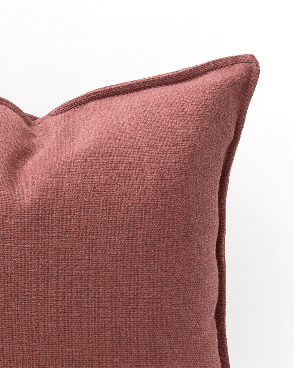 Holden Pillow Cover, Red Clay