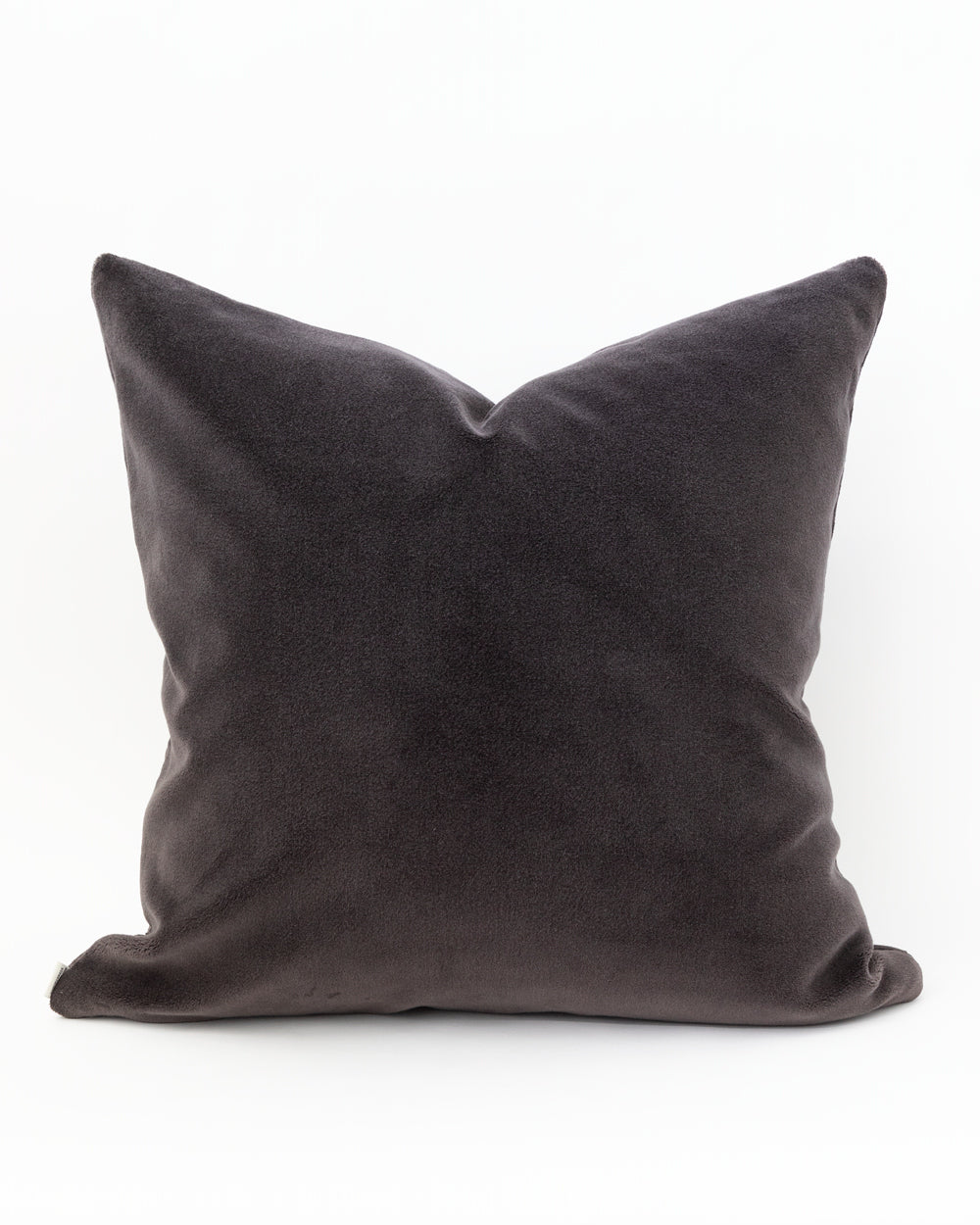 Hugo Velvet Pillow Cover, Charcoal
