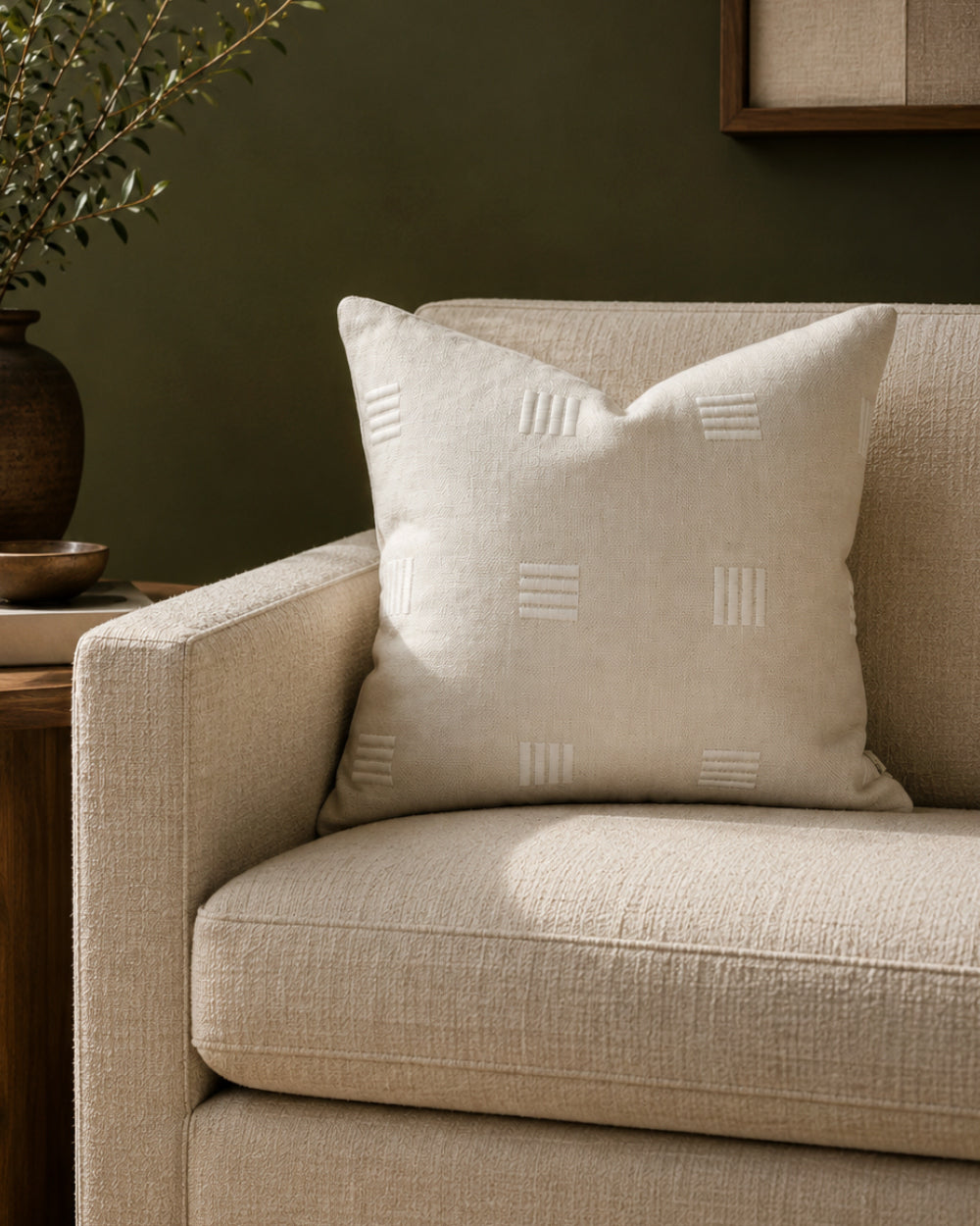 Icon Pillow Cover, Snow