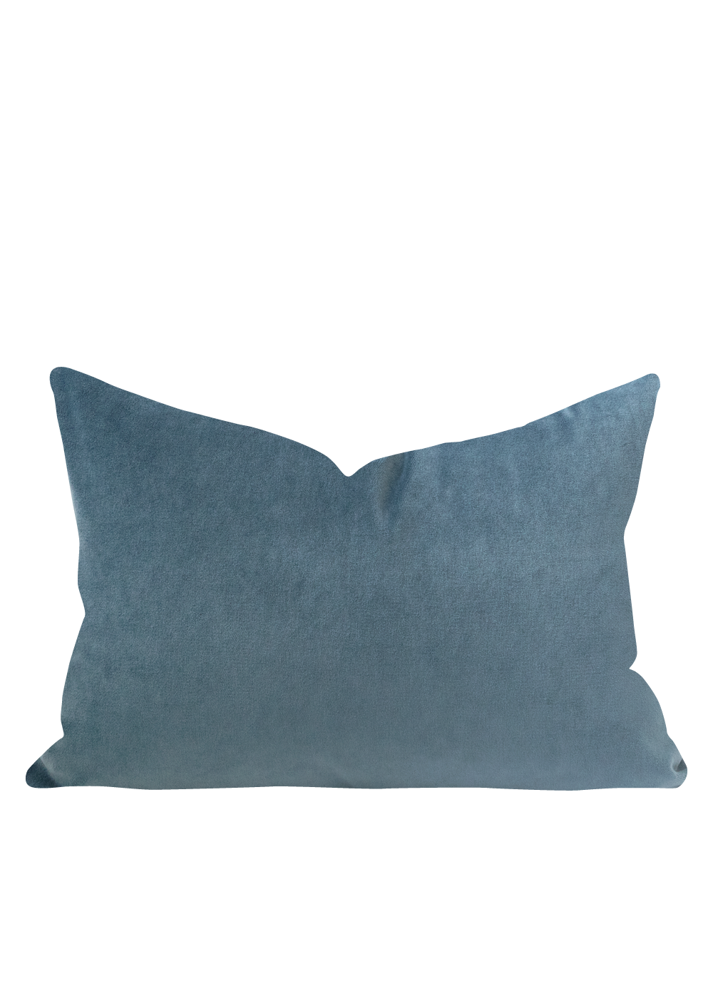 Inez Velvet Pillow Cover, Providence Blue