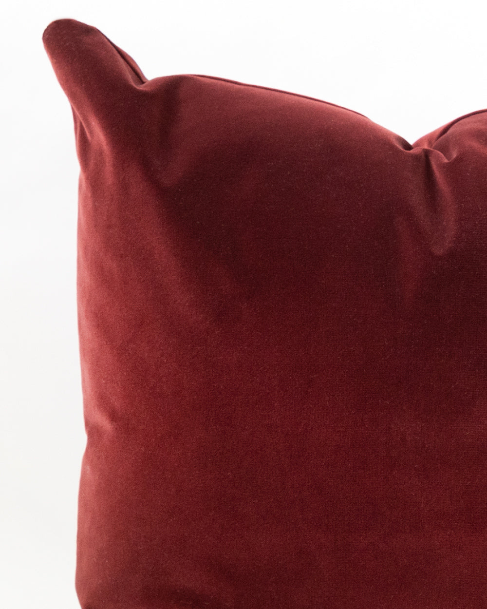 Inez Velvet Pillow Cover, Cinnabar