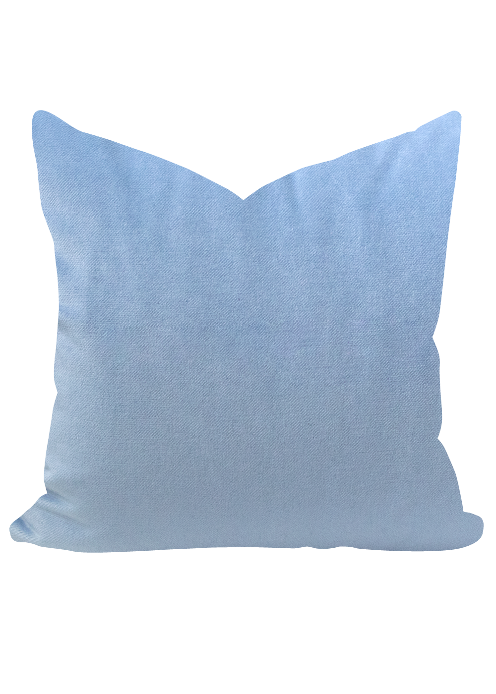 Inez Velvet Pillow Cover, Sky Blue