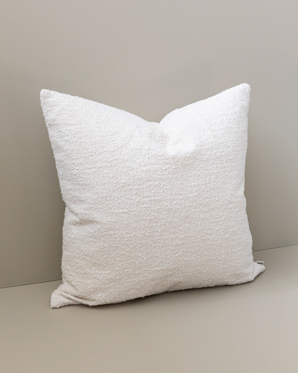 Kysa Bouclé Pillow Cover, Cream