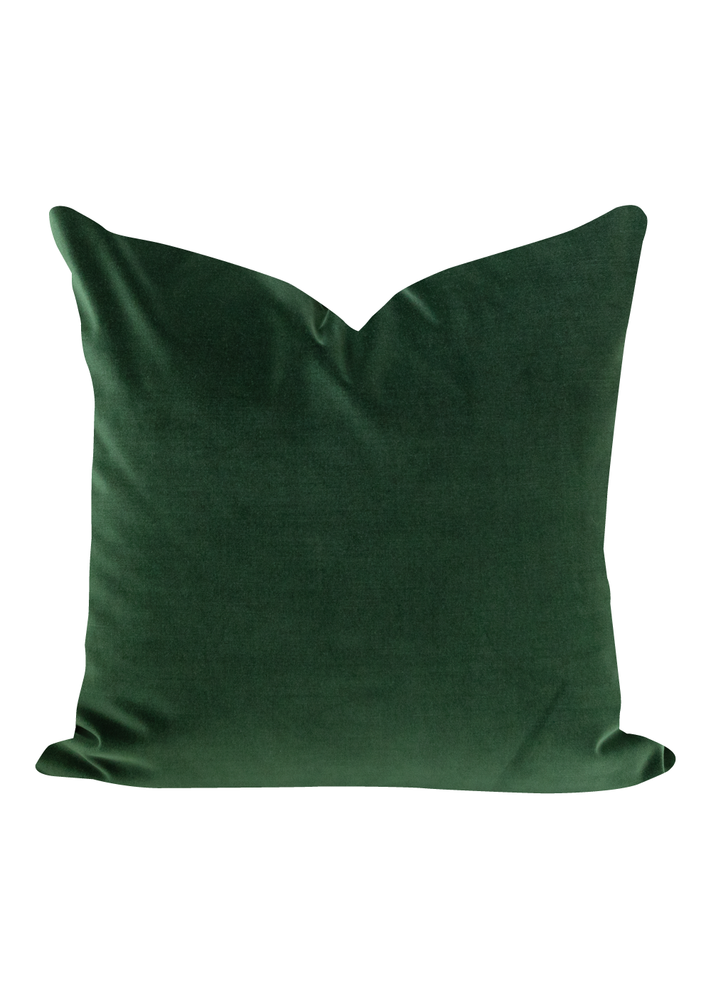 Leona Velvet Pillow Cover, Emerald