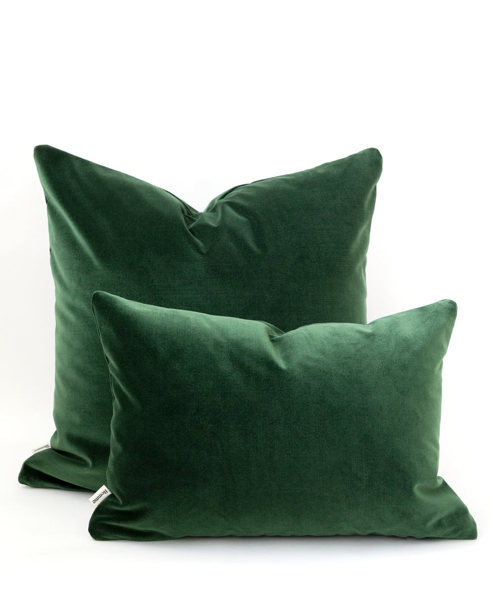 Leona Velvet Pillow Cover, Emerald