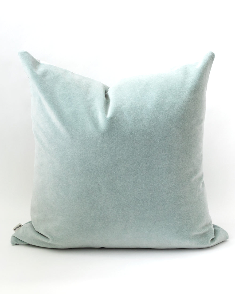 Maxine Velvet Pillow Cover, Duck Egg Blue