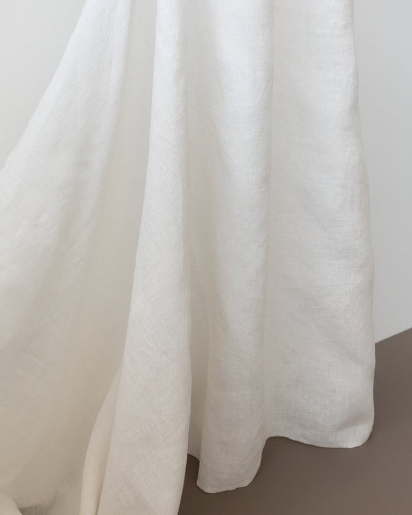 Meara Double-Wide Linen Fabric, Shell