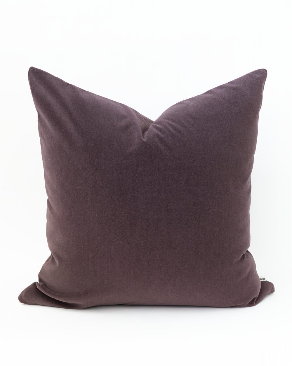 Meghan Velvet Pillow Cover, Dark Plum