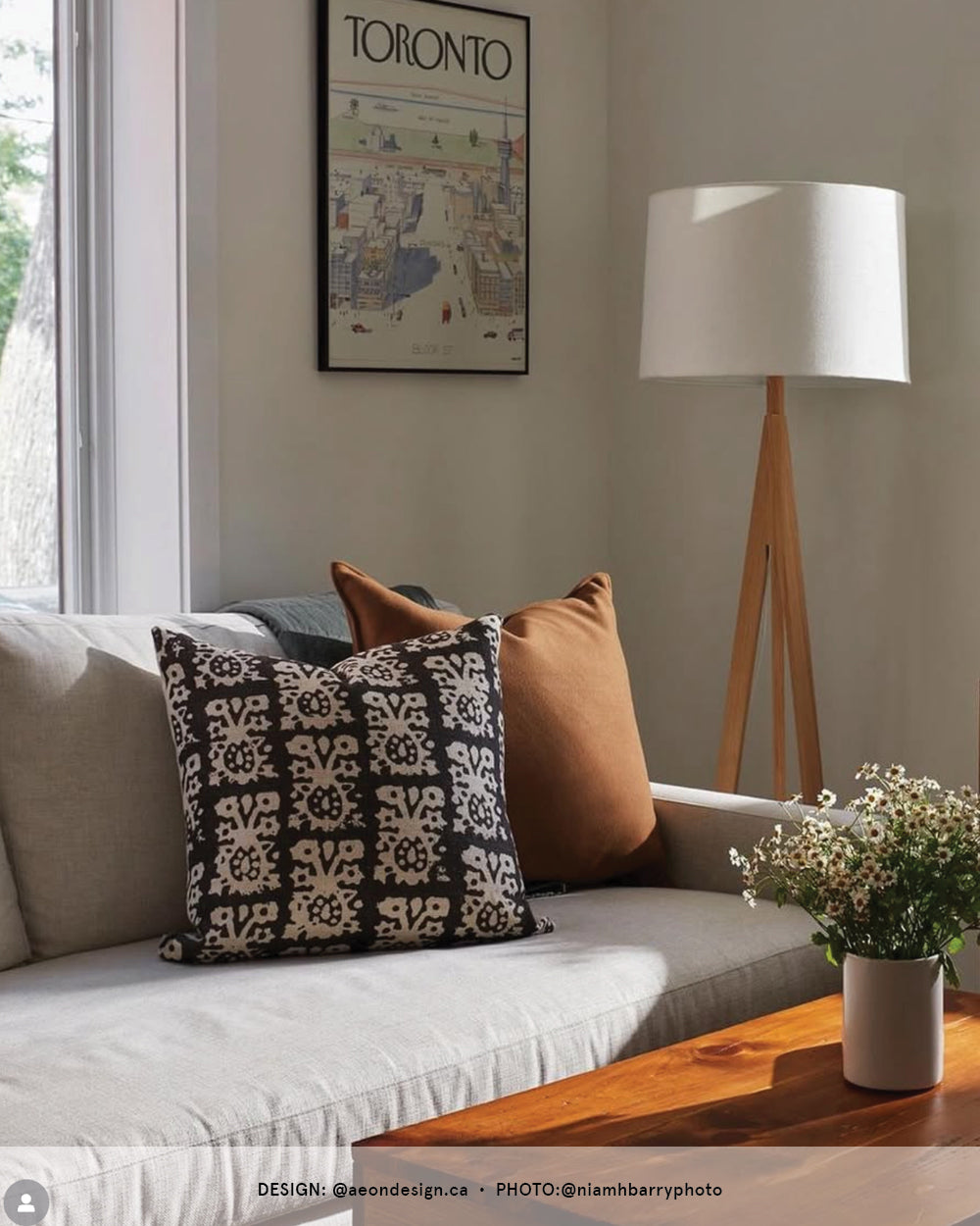 Harris Cashmere Wool Pillow Cover, Camel