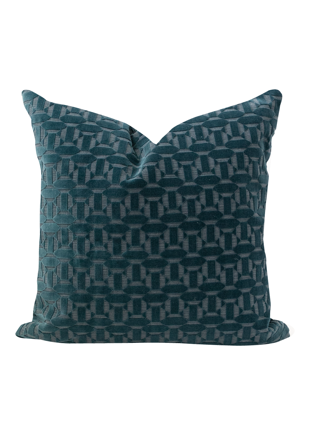 Salient Cut Velvet Pillow Cover, Ottanio