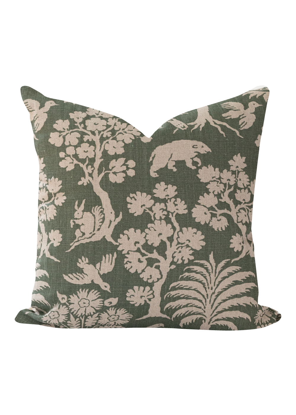 Woodland Pillow Cover, Moss