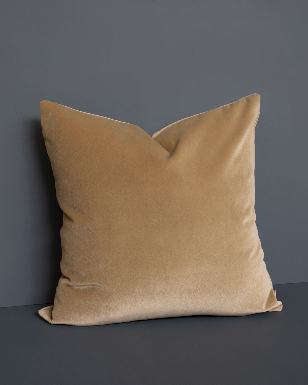 Wren Velvet Pillow Cover, Khaki