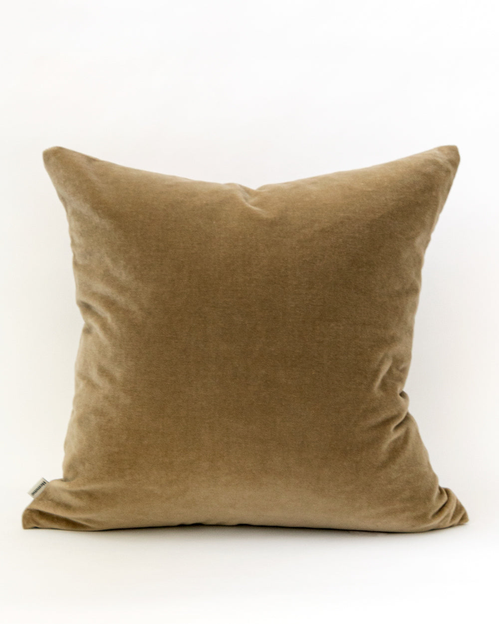 Wren Velvet Pillow Cover, Fawn