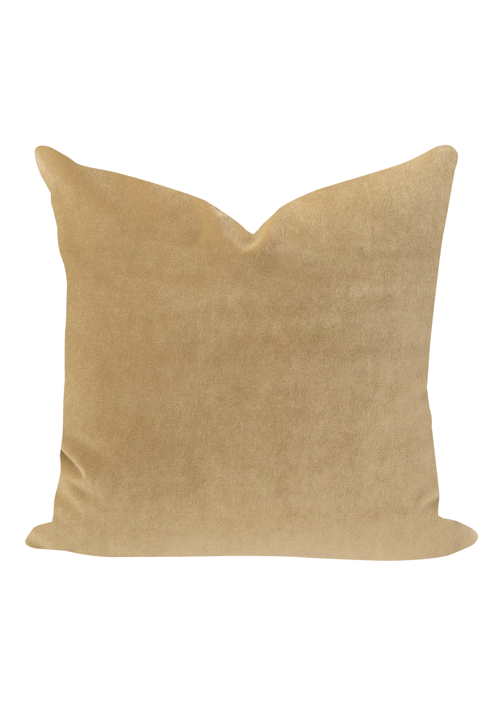 Wren Velvet Pillow Cover, Khaki