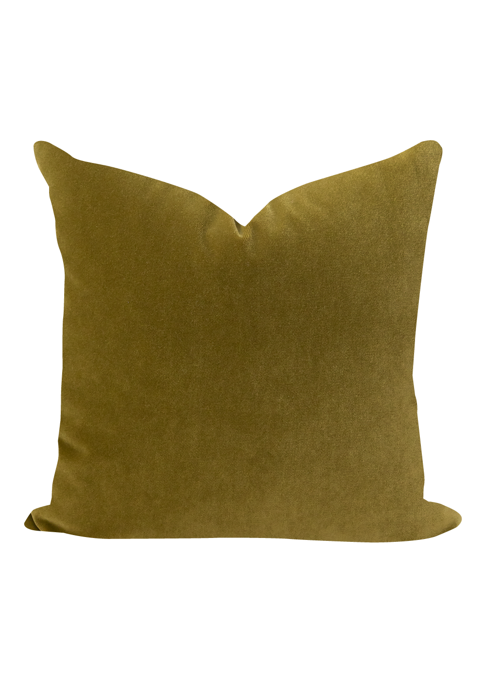 Wren Velvet Pillow Cover, Moss